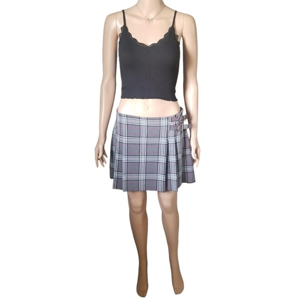 Vintage Garage Plaid Skirt - Picture 4 of 10